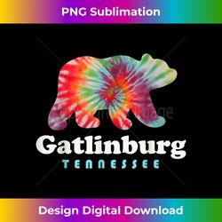 gatlinburg tennessee bear great smoky mountains tie dye - stylish sublimation digital download