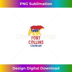 fort collins colorado rocky mountains co black bear - modern sublimation png file