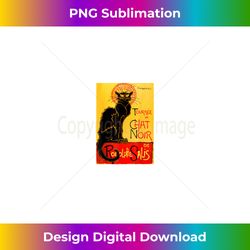 le chat noir the black cat tee black cats t-shirt - png sublimation digital download