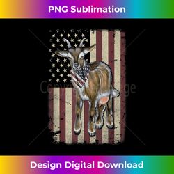 goat american flag bandana patriotic 4th of july tshirt gift - high-resolution png sublimation file