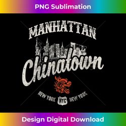 new york manhattan chinatown - aesthetic sublimation digital file