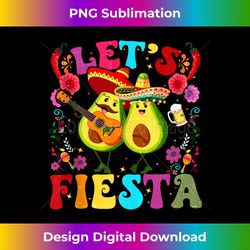 let's fiesta cinco de mayo fiesta squad sombrero hat mexican tank top - stylish sublimation digital download