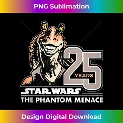 star wars the phantom menace 25th anniversary jar jar binks tank top 2 - premium png sublimation file