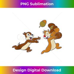 disney chip 'n dale acorn chase tank top - instant sublimation digital download