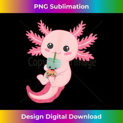 axolotl bubble tea mexican salamander funny boba axolotl - elegant sublimation png download