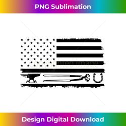 funny farrier cool farrier tools american flag - png transparent sublimation file