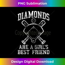 s baseball girls diamonds are a girls best friend baseball 1 - modern sublimation png file