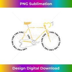 bicycle anatomy cute cycling is life - png sublimation digital download