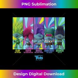 dreamworks trolls band together brozone band members - decorative sublimation png file