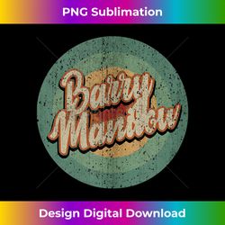 barry manilow circle retro vintage music - png transparent sublimation design