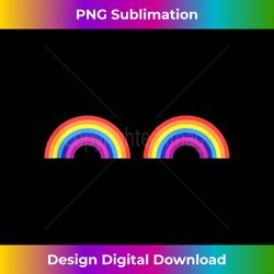 rainbow boobs lgbt lesbian gay pride 1 - stylish sublimation digital download
