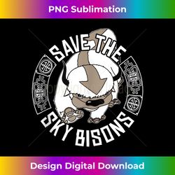 save the sky bisons with bison head 1 - premium png sublimation file
