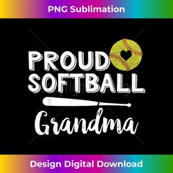 proud softball grandma t 2 - vintage sublimation png download