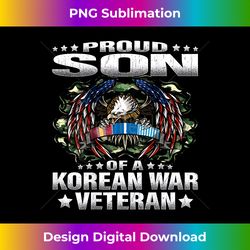 proud son of a korean war veteran military vet's child 2 - png sublimation digital download