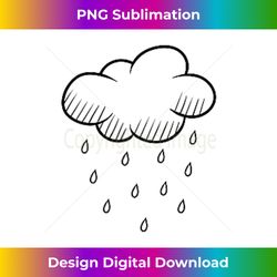 's graphic funny cute rain cloud - instant sublimation digital download