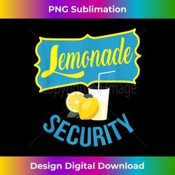 adult lemonade stand security guard cute funny - exclusive png sublimation download