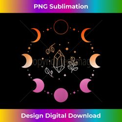 lesbian pride moon phase crystals new age subtle lgbtq 1 - vintage sublimation png download