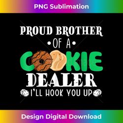 proud brother of a cookie dealer troop leader birthday party 2 - digital sublimation download file