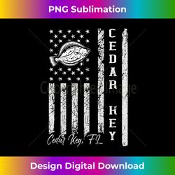 cedar key fl for fluke fishing fishermen - artistic sublimation digital file