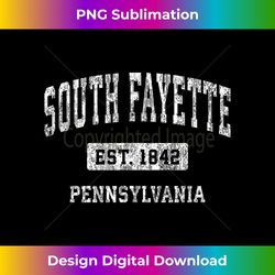 south fayette pennsylvania pa vintage sports established des 2 - high-resolution png sublimation file