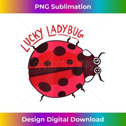 cute lucky ladybug summertime - sublimation-ready png file