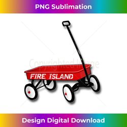 fi ny fire island red wagon ocean beach pines grove kismet - trendy sublimation digital download