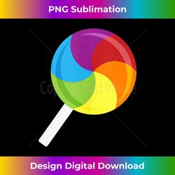 candyland lollipop tshirt rainbow costume tank top - creative sublimation png download