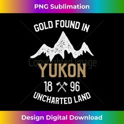 gold found in yukon alaska 1896 gold miner gold rush - png transparent sublimation file