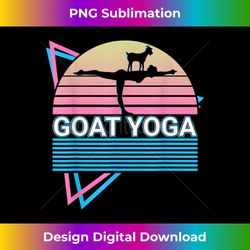 Goat Yoga Retro - Instant PNG Sublimation Download