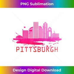 modern pittsburgh cityscape souvenir - pittsburgh skyline