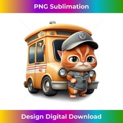 postman postal workers drops dps delivery carrier cat long sleeve - signature sublimation png file