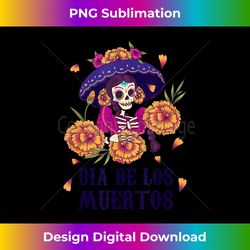 floral woman sugar skull dia de los muertos mexican calavera - instant sublimation digital download