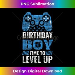 5th birthday boy time to level up video game birthday - exclusive png sublimation download