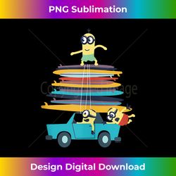 despicable me minions dave kevin stuart summer surf - png transparent sublimation file