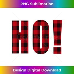 christmas ho ho buffalo plaid photoshoot ideas - modern sublimation png file