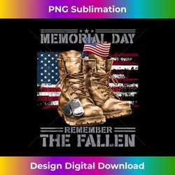 memorial day remember fallen veterans military boots dog tag 1 - elegant sublimation png download