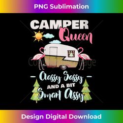 s camper queen classy sassy smart assy rv outdoors camping top 1 - premium sublimation digital download