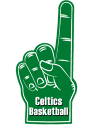 boston celtics basketball foam finger