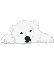 melting polar bear