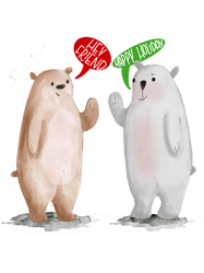 polar bear friends