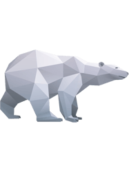 polar bear polygon.