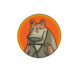 jar jar binks portrait