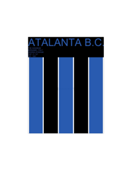 atalanta b.c. geometric minimal design graphic