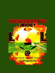 fantasy football addict - lol  graphic