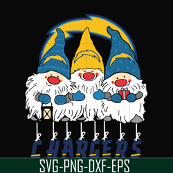 gnomes los angeles chargers svg, gnomes svg, chargers svg, png, dxf, eps digital file nnfl0307015