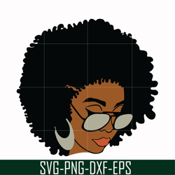 unbothered black girl svg, afro woman svg, african american woman svg, png, dxf, eps file oth00014