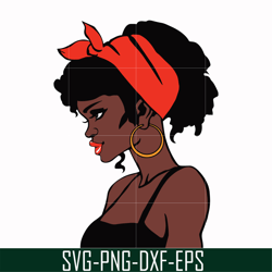 unbothered black girl svg, afro woman svg, african american woman svg, png, dxf, eps file oth00020