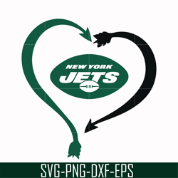 new york jets heart svg, jets heart svg, nfl svg, png, dxf, eps digital file nfl2410207l