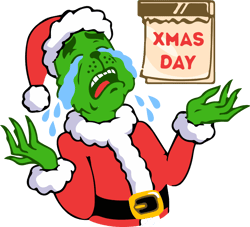 grinch xmas day svg, grinch christmas svg, santa grinch svg, grinch clipart, grinch png, cartoon svg, digital download