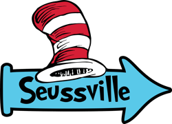 seussville svg, dr seuss svg, dr seuss clipart, dr seuss hat svg, cat in the hat svg, dr seuss teacher svg, png